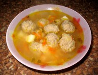 Суп с фрикадельками